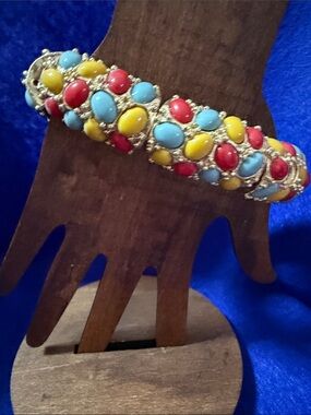 Multicolor Stone Stretch Bracelet